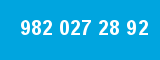 982 027 28 92 982 027 28 92